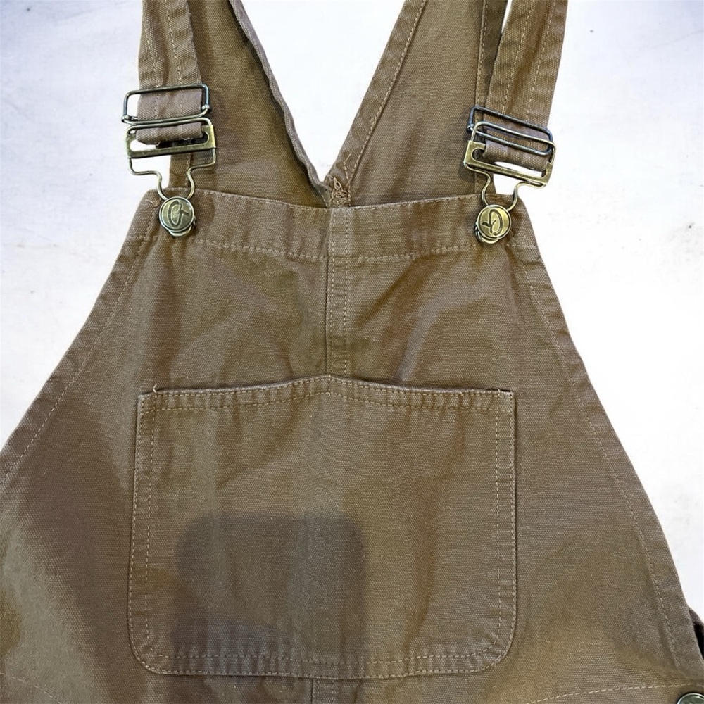 Brown Overalls with Front Pocket